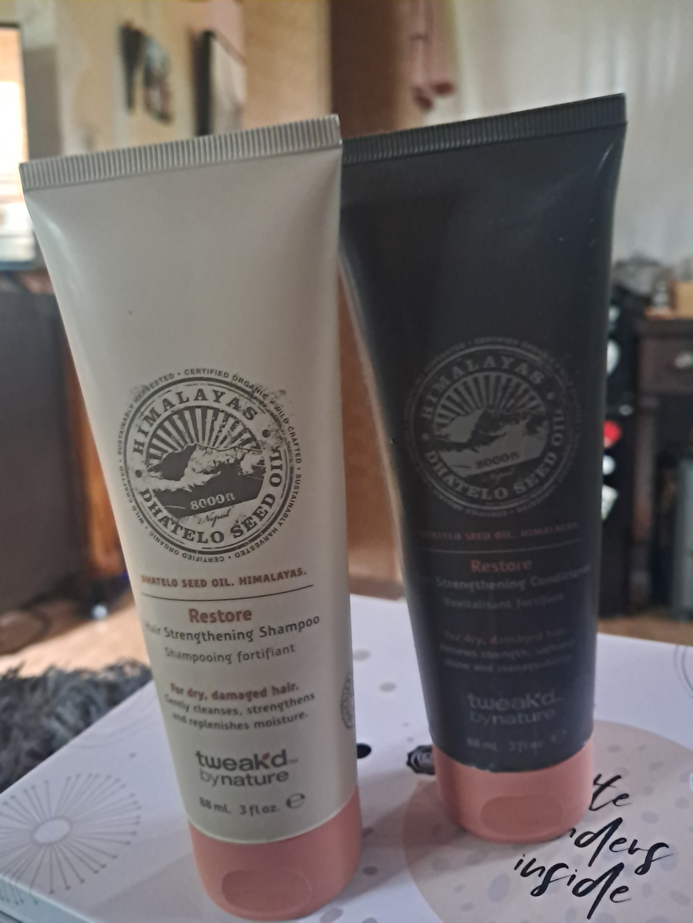 Tweakd by Nature Restore Strengthening Shampoo & Conditioner 88ml/3oz each